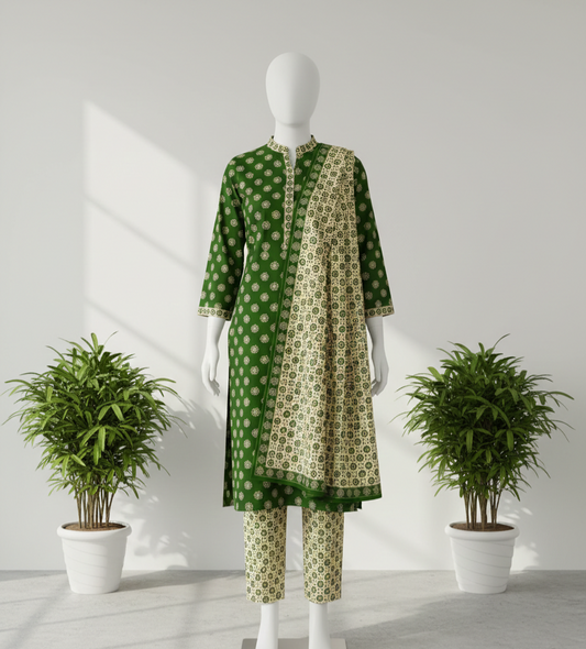 V1302 – 3 Piece Printed Doria Lawn (Unstitched)