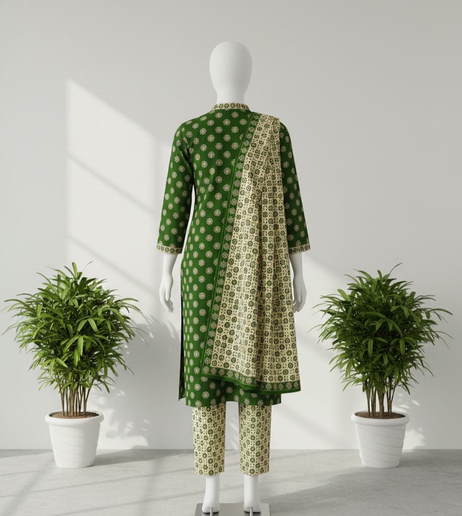 V1302 – 3 Piece Printed Doria Lawn (Unstitched)