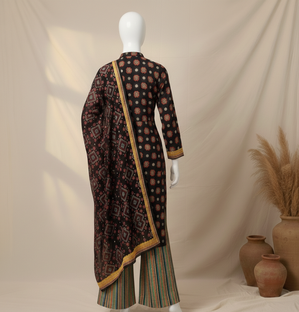 V1305 – 3 Piece Printed Doria Lawn (Unstitched)