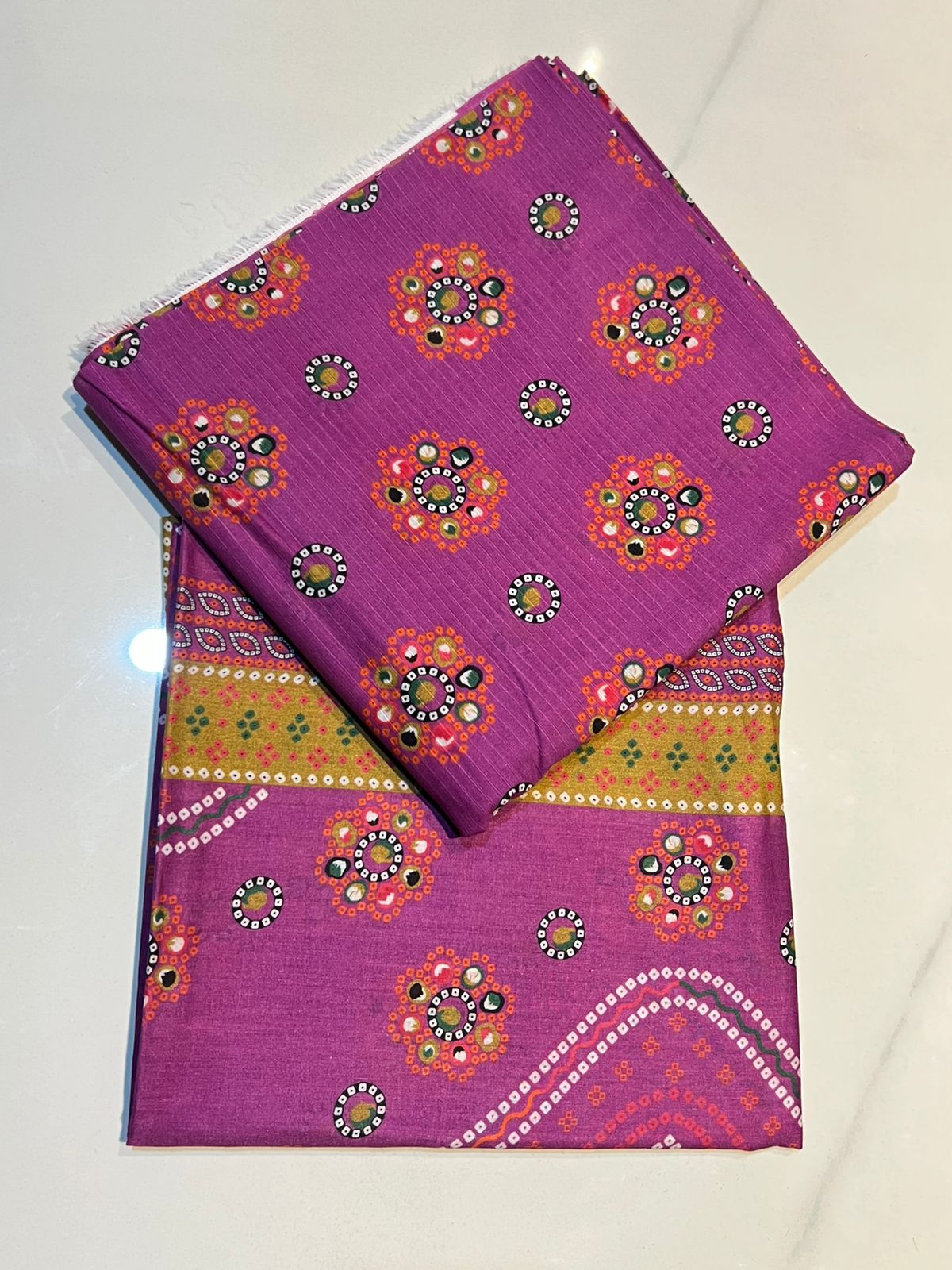 V2312 – 3 Piece Printed Unstitched Suit | Shirt Trouser All Over Bana Dora (Doria Lawn) & Dupatta (Voil Lawn)